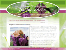 Tablet Screenshot of heilpraxis-ache.de